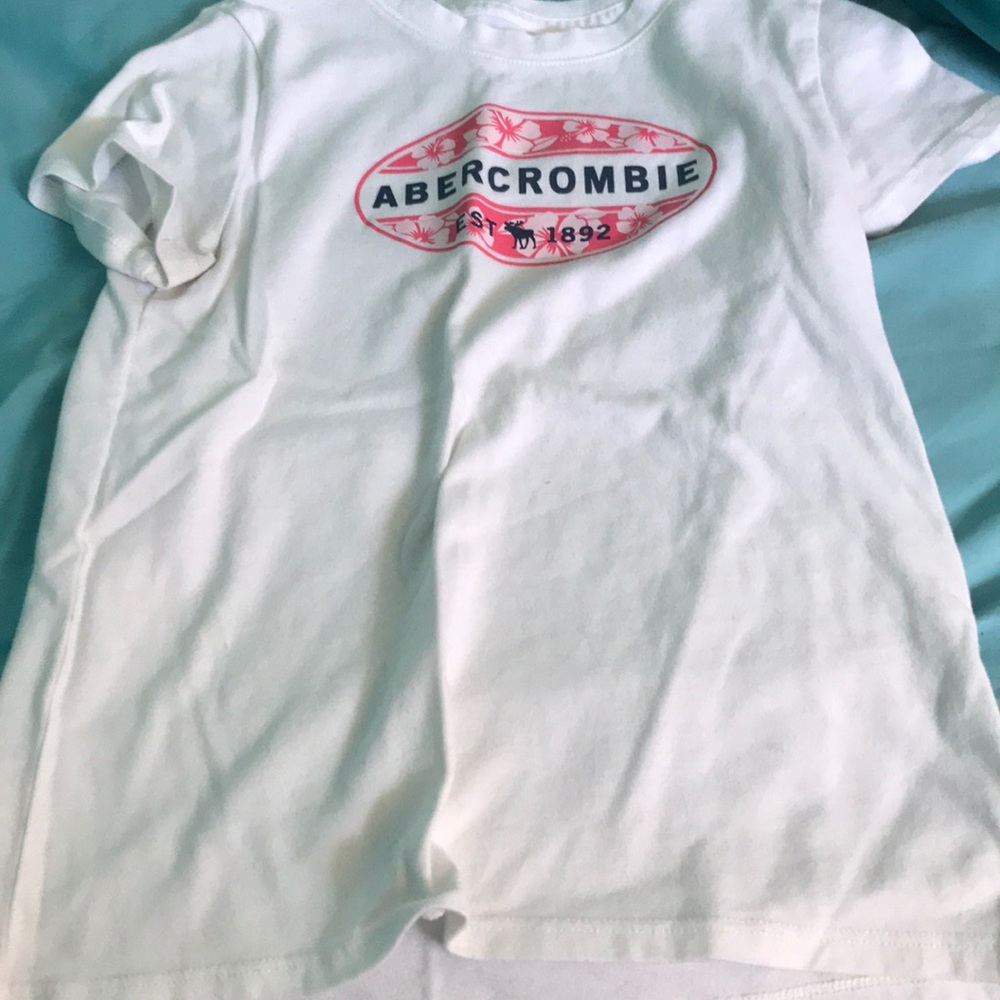White Abercrombie kids top
